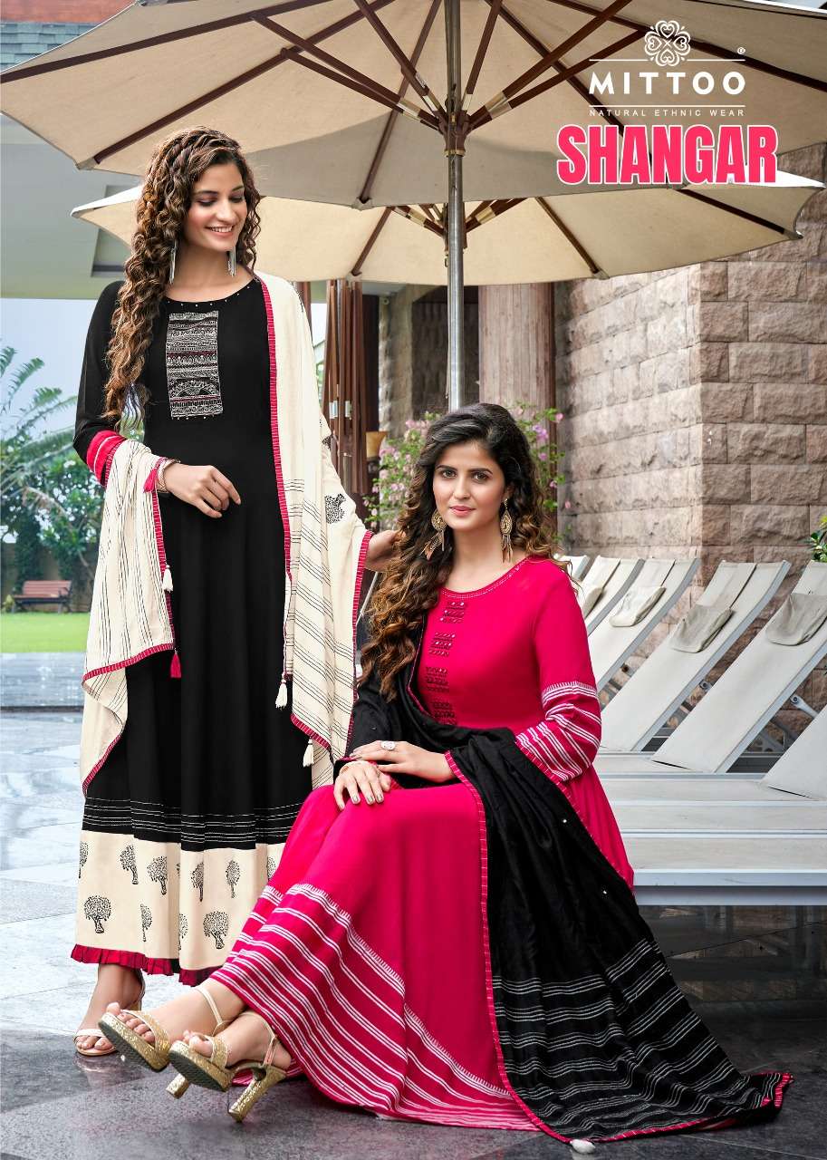 MITTOO PRESENTS SHANGAR PURE MUSLIN WITH COTTON HANDWORK WHOLESALE READYMADE COLLECTION